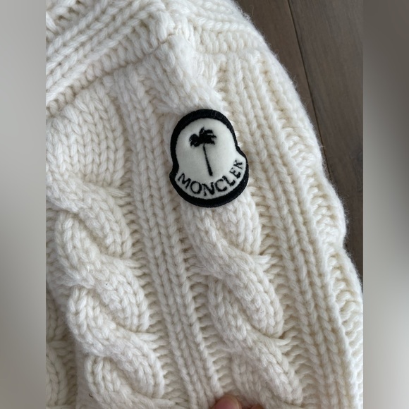 Moncler X Palm Angels collab unisex v neck crew wool sweater NWT - Picture 11 of 16